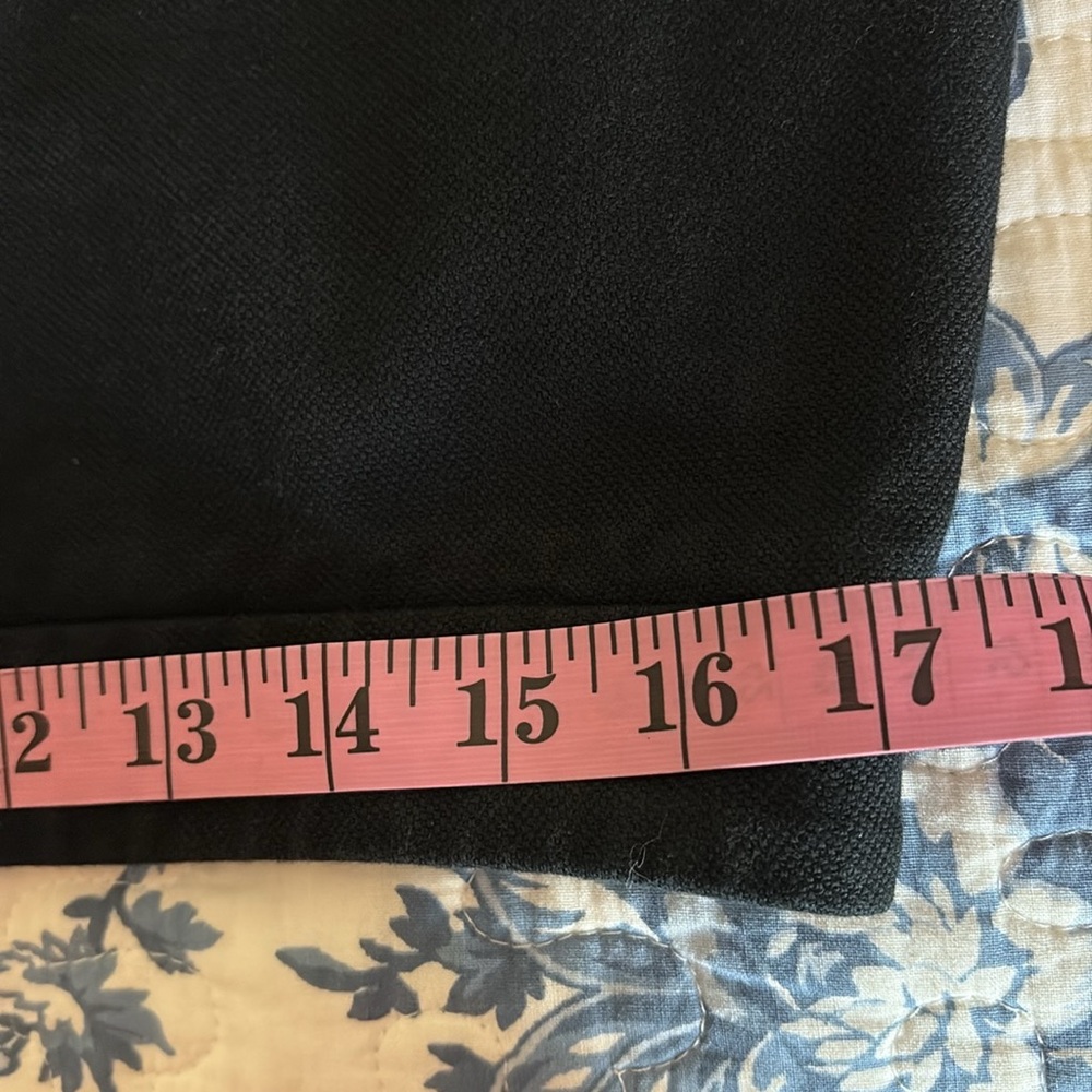 CAbi Black Cotton Pique 360 Pencil Skirt Size 10 - Picture 7 of 8
